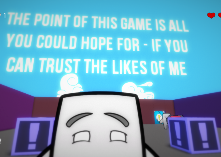 The text that the characters would say was also randomly generated.