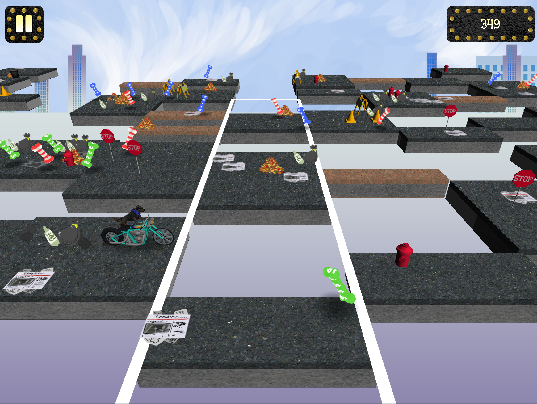 There are several hidden features in the game.