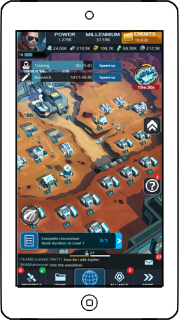 The player&rsquo;s base is where they construct buildings, train troops, and perform research.