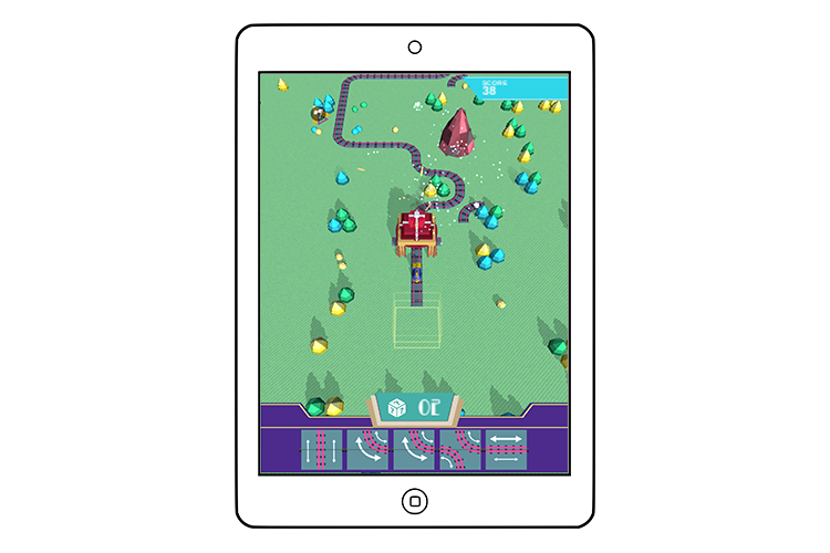 Railblazer&rsquo;s gameplay is infinite and completely replayable.